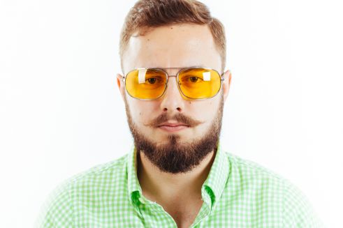 Водительские очки K03 yellow