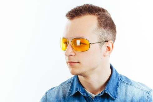Водительские очки K03 yellow